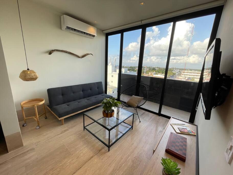 Brand New Condo With Rooftop Pool โกซูเมล ภายนอก รูปภาพ