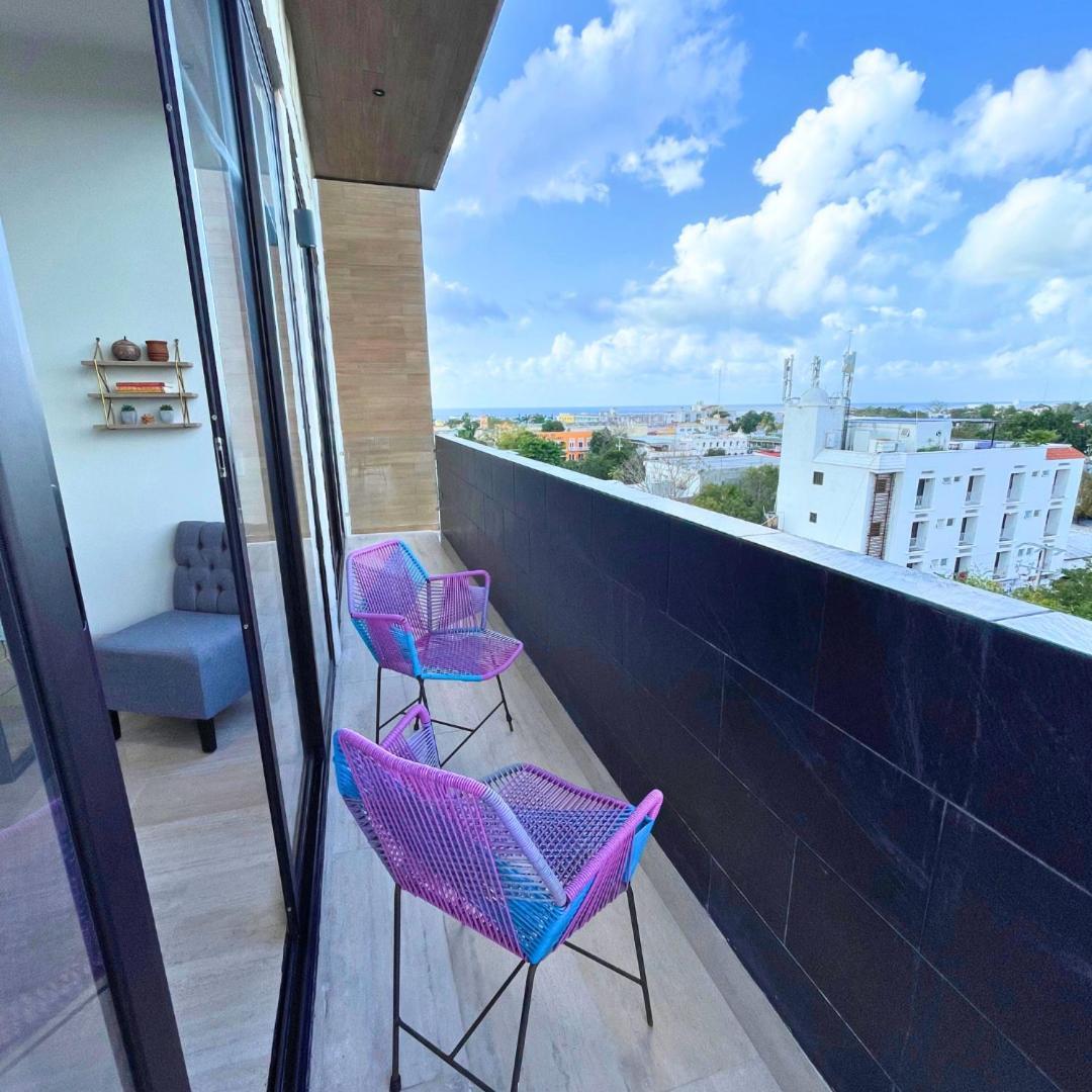 Brand New Condo With Rooftop Pool โกซูเมล ภายนอก รูปภาพ