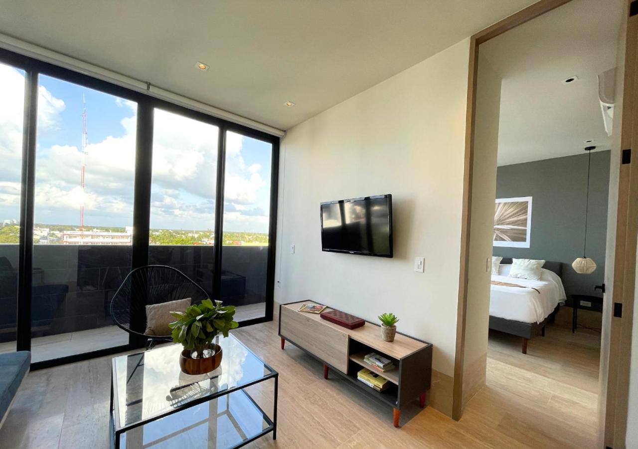 Brand New Condo With Rooftop Pool โกซูเมล ภายนอก รูปภาพ