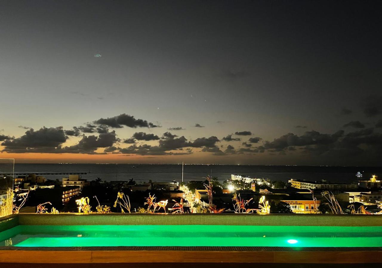 Brand New Condo With Rooftop Pool โกซูเมล ภายนอก รูปภาพ