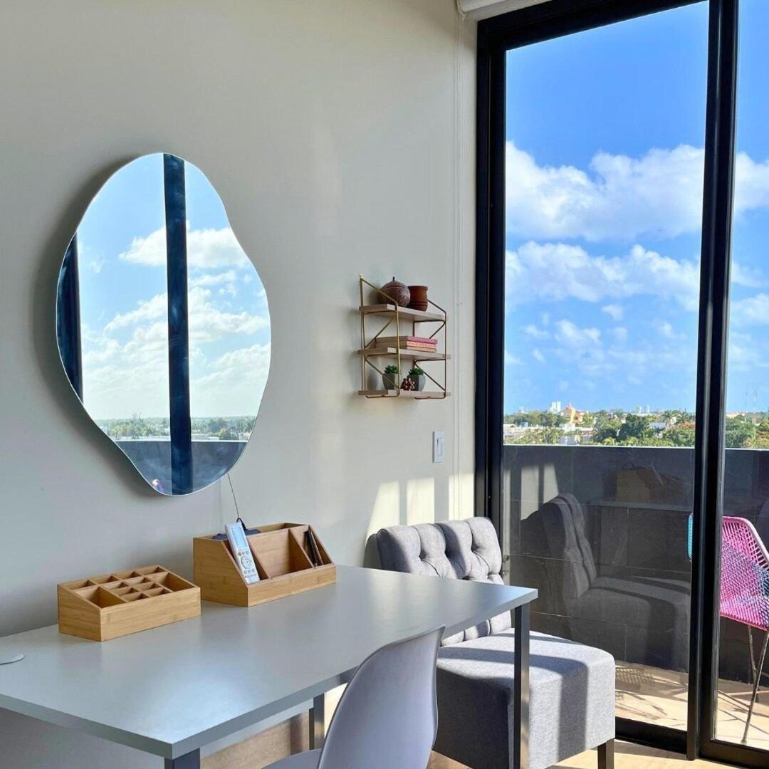 Brand New Condo With Rooftop Pool โกซูเมล ภายนอก รูปภาพ