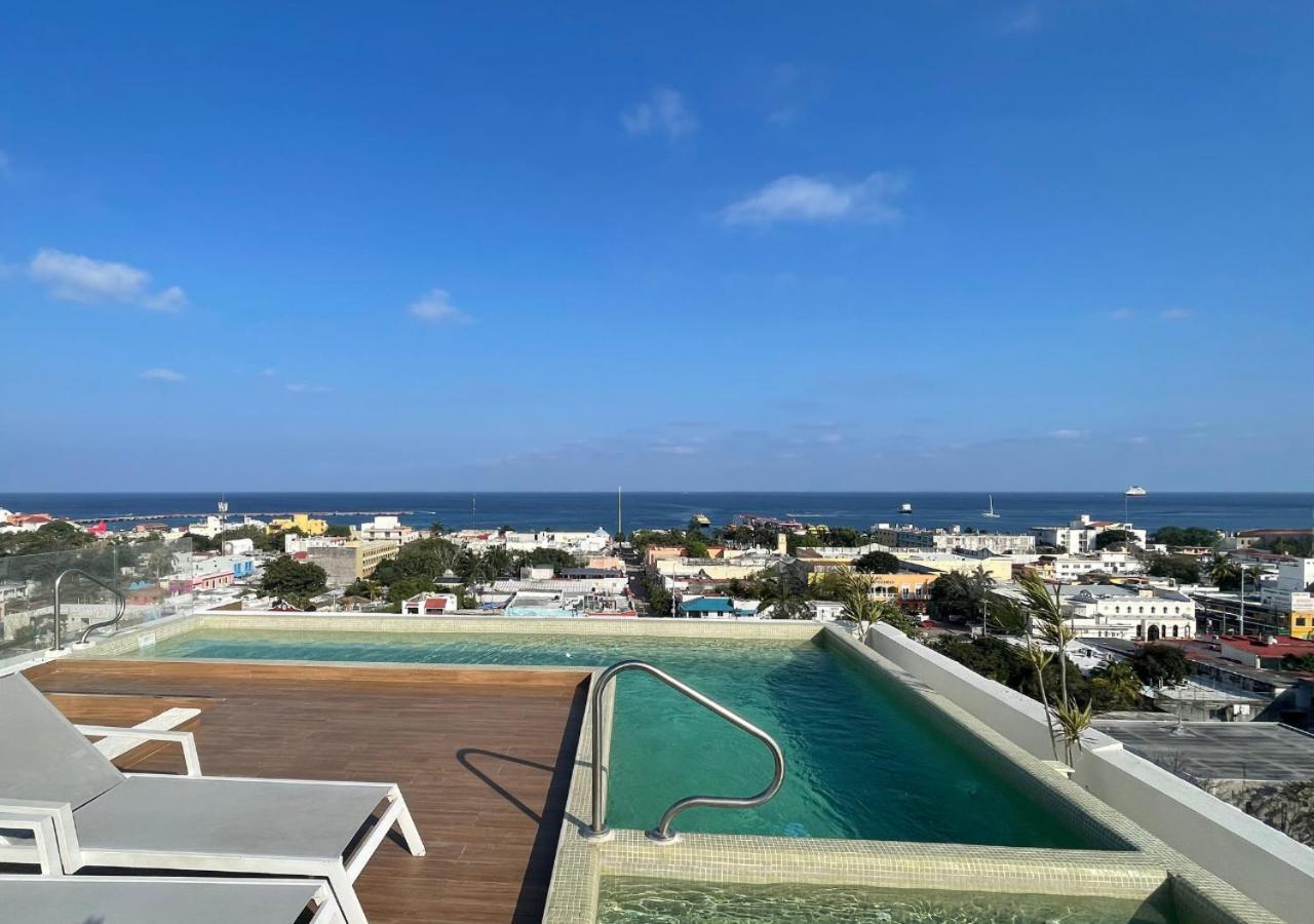 Brand New Condo With Rooftop Pool โกซูเมล ภายนอก รูปภาพ