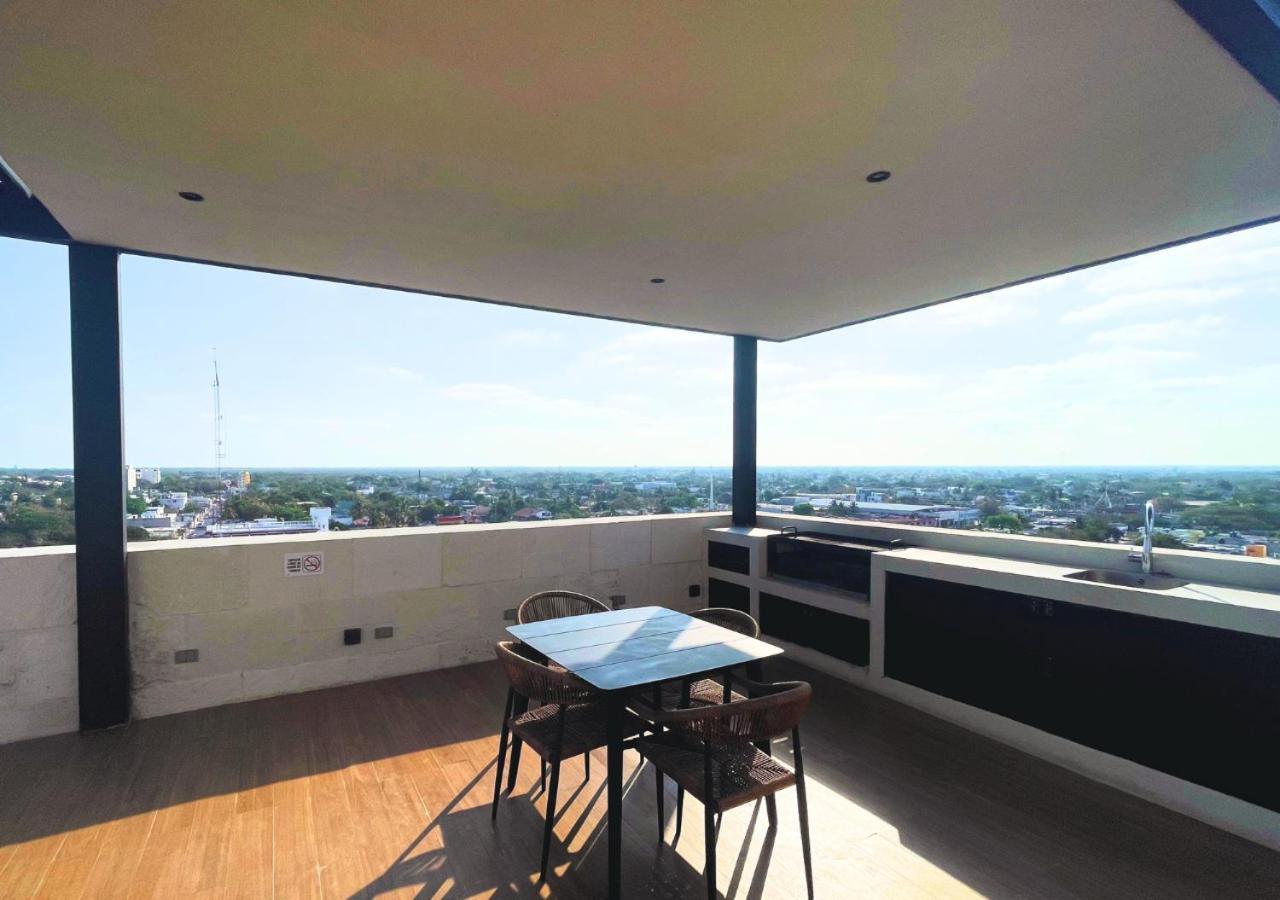 Brand New Condo With Rooftop Pool โกซูเมล ภายนอก รูปภาพ
